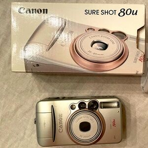 Canon Sure Shot 80u 35mm zoom lens vintage camera